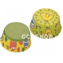 Easter Chick Mini Muffin Cake Cases