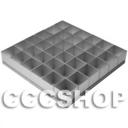 36 Mini Square Cake Tin - Pan - 2in