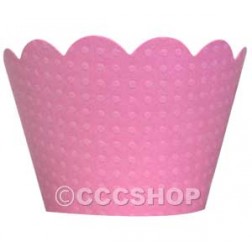 Dotty Pretty Pink Cupcake Wrappers