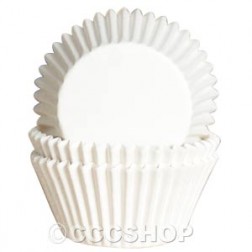 White Paper Cupcake Cases - Deep