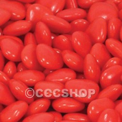 Red Chocolate Hearts Dragees