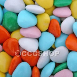 Multi Coloured Chocolate Hearts Dragees 1KG Box
