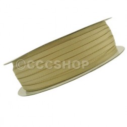 3mm Light Gold Double Sided Satin Ribbon 