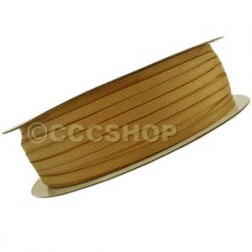 3mm Old Gold Double Sided Satin Ribbon 