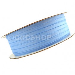 3mm Sky Blue Double Sided Satin Ribbon 