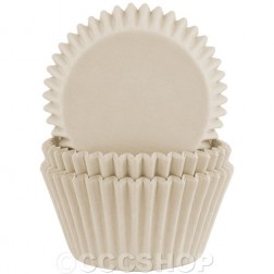 Ivory Cupcake Cases Deep