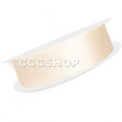 25mm Ivory Satin Ribbon