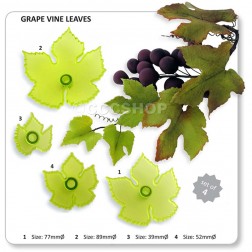 Jem Grape Vine Leaves Set of 4