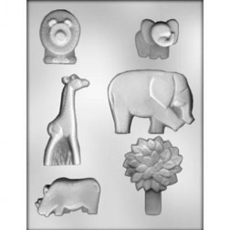 Jungle Animals And Tree Mould