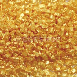 Metallic Gold Sparkling Sugar Crystals