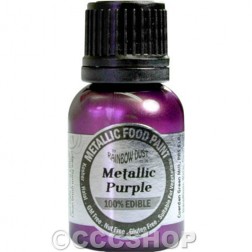 Metallic Purple Edible Food Paint