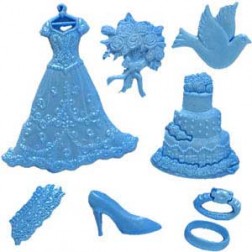 Mini Wedding Set Silicone Mould
