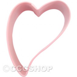Pink Folk Heart Cookie Cutter