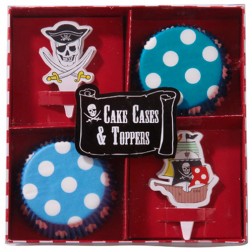 Pirate Cake Cases & Toppers