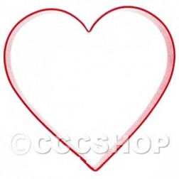 Red Heart Cookie Cutter