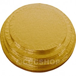 8 Inch Gold Round Cake Drum
