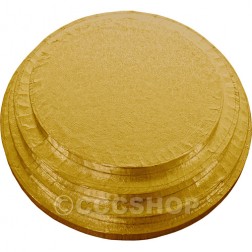 12 Inch Gold Round Cake Drum