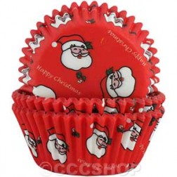 Santa Cupcake Cases