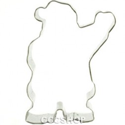 Santa Waving Cookie Cutter