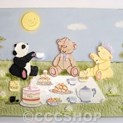 Teddy Bears Picnic Patchwork Cutter