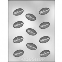 Oval Welcome Mint Chocolate Mould