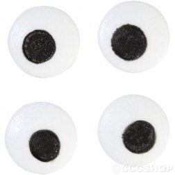 White Large Candy Eyeballs
