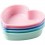 Set of 4 Pastel Heart Silicone Cake Moulds-T-CIR3234-20