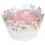 Cupcake Wrappers White Flowers Decorative Lace 