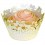 Cupcake Wrappers Ivory Flowers Decorative Lace 