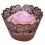 Cupcake Wrapper Chocolate Hearts Decorative Lace 