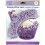 Mauve Purple Floral Cupcake Wrappers