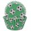 360 Green Football Cupcake Cases