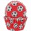 Red Football Cupcake Cases