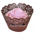 Cupcake Wrapper Chocolate Hearts Decorative Lace 