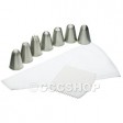 9 Piece Stainless Steel Icing Set