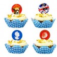 British Cupcake Cases and Picks