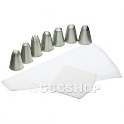 9 Piece Stainless Steel Icing Set