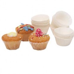 White Petit Four Cake Cases