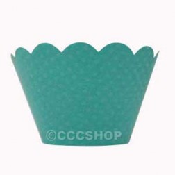 Dotty Pale Green Cupcake Wrappers