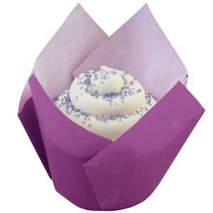 Purple Muffin Wrappers