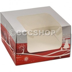 Christmas Cupcake Box - Single Capacity
