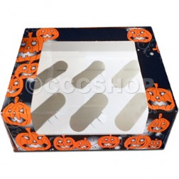 Halloween Cupcake Box - 6 Capacity