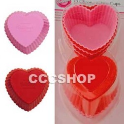 Heart Silicone Baking Cups