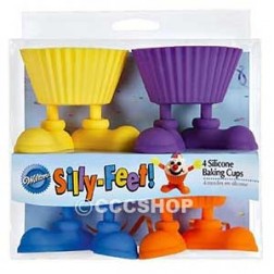 Silicone Silly Feet Cupcake Case