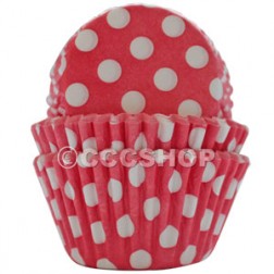 Red Spotty Cupcake Cases