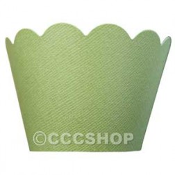 Shimmer Lime Cupcake Wrappers