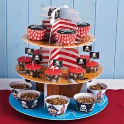 3 Tier Pirate Cake Stand