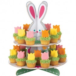 Bunny Treat & Egg Cupcake Stand-1512-118-20