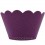 Dotty Purple Cupcake Wrappers