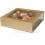 Gold Window Cupcake Box - 12 Capacity